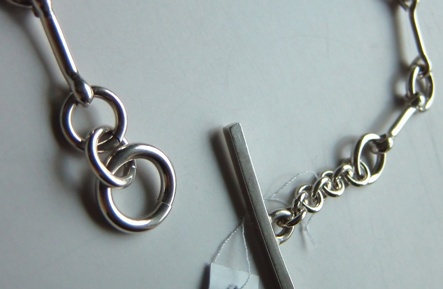 Silver armband - Smidda stavar - 2