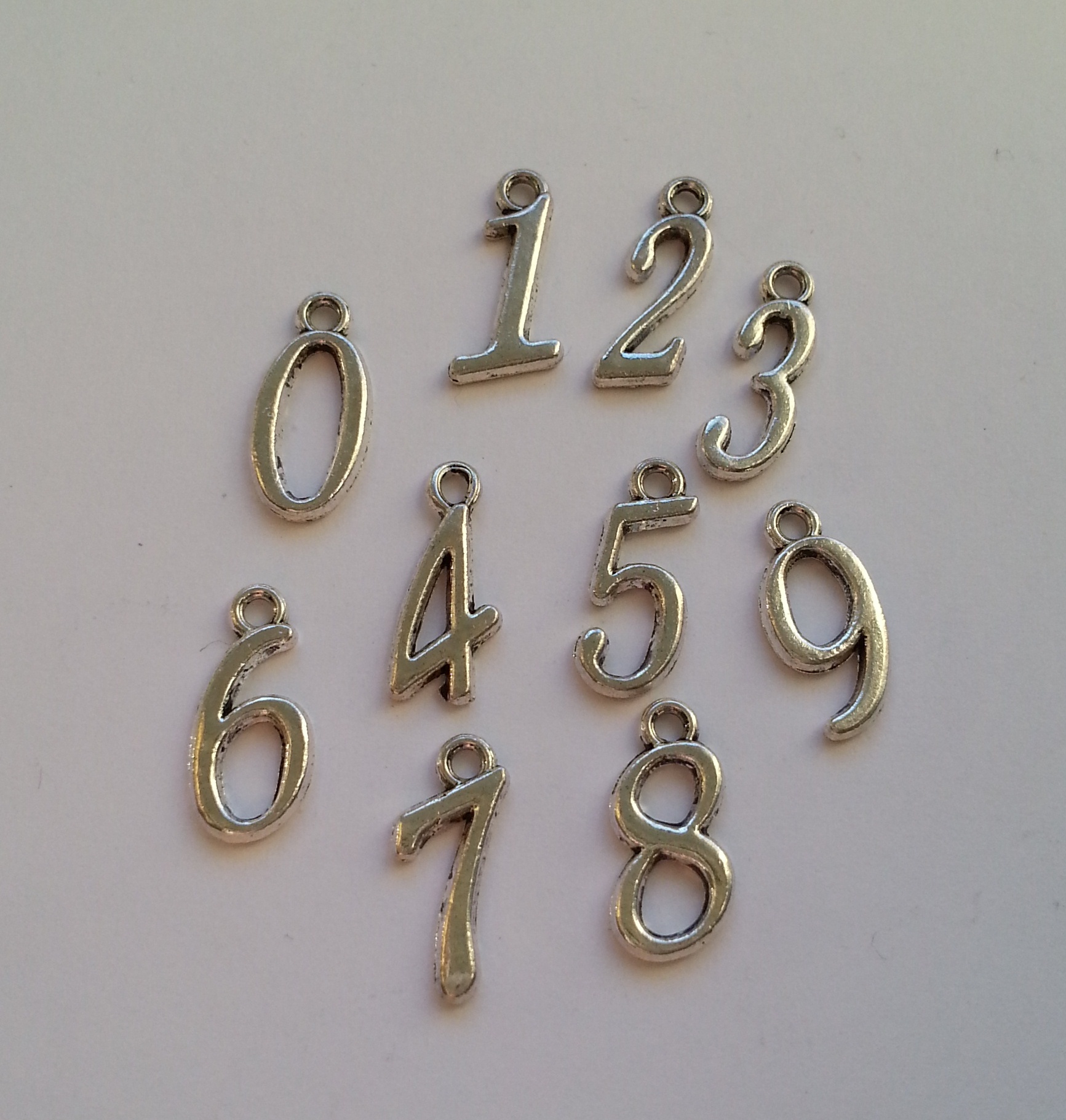 Charm siffror 0-9