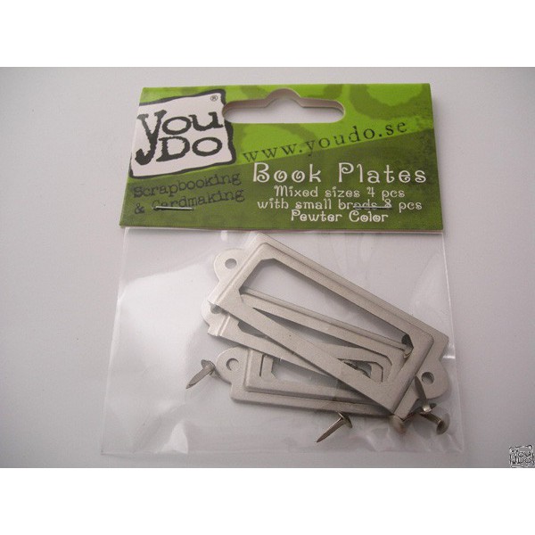 YD Book Plates Mixed sizes 4 pcs