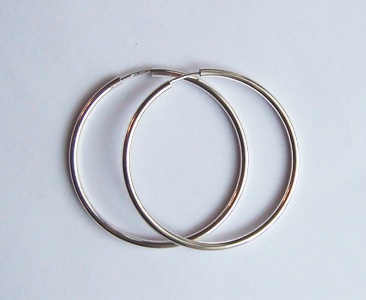 Kreoler 40 mm - 925 Sterling Silver