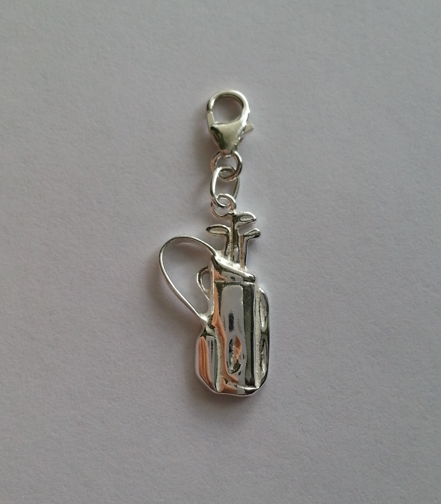 Golfbag berlock - 925 Sterling Silver