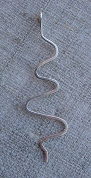 Hänge, sicksack - 925 Sterling Silver - 2