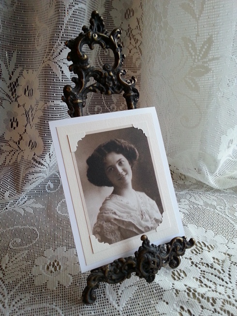 Vintage kort "Victoria"