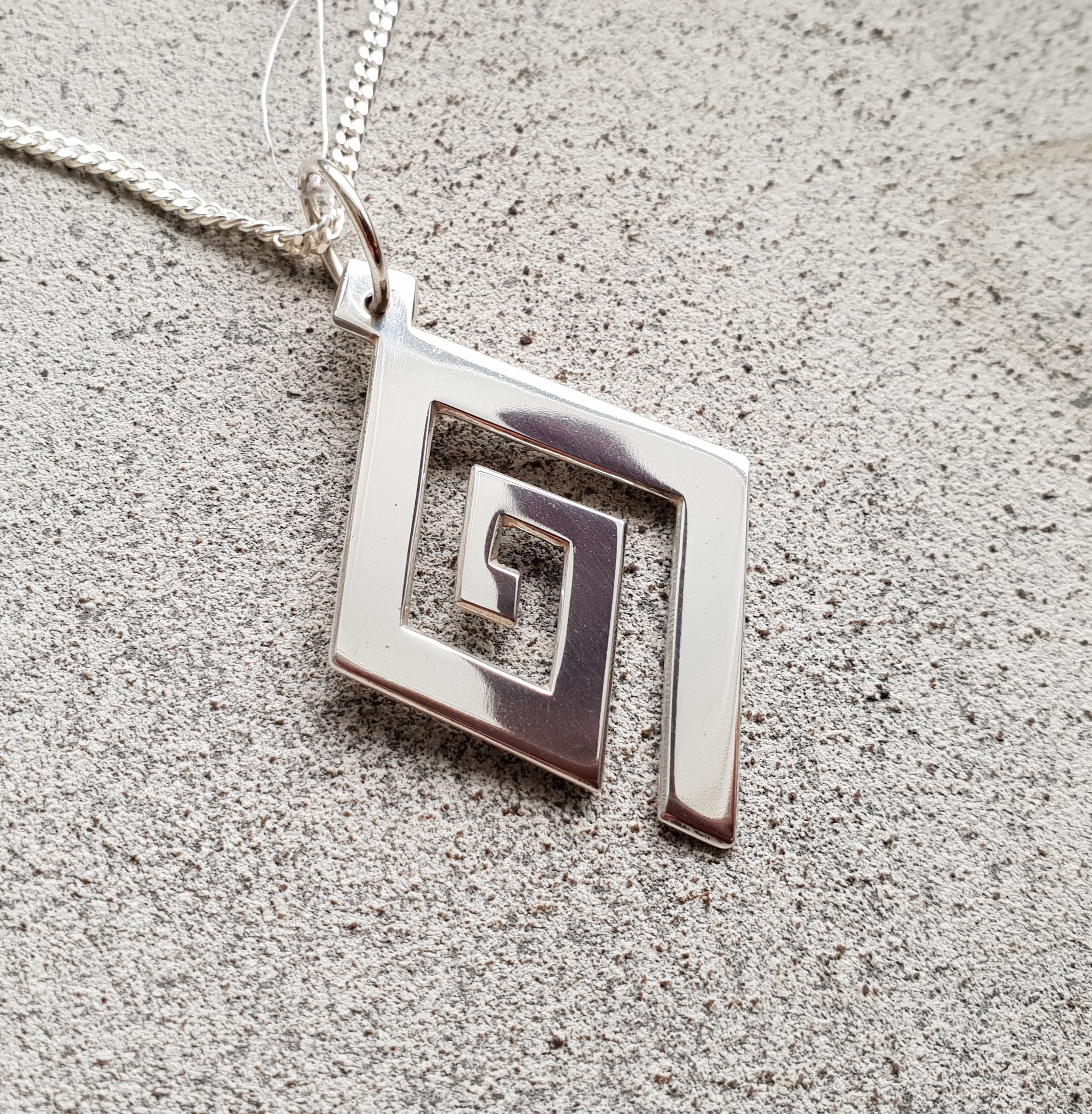 Hänge, labyrint - 925 Sterling Silver