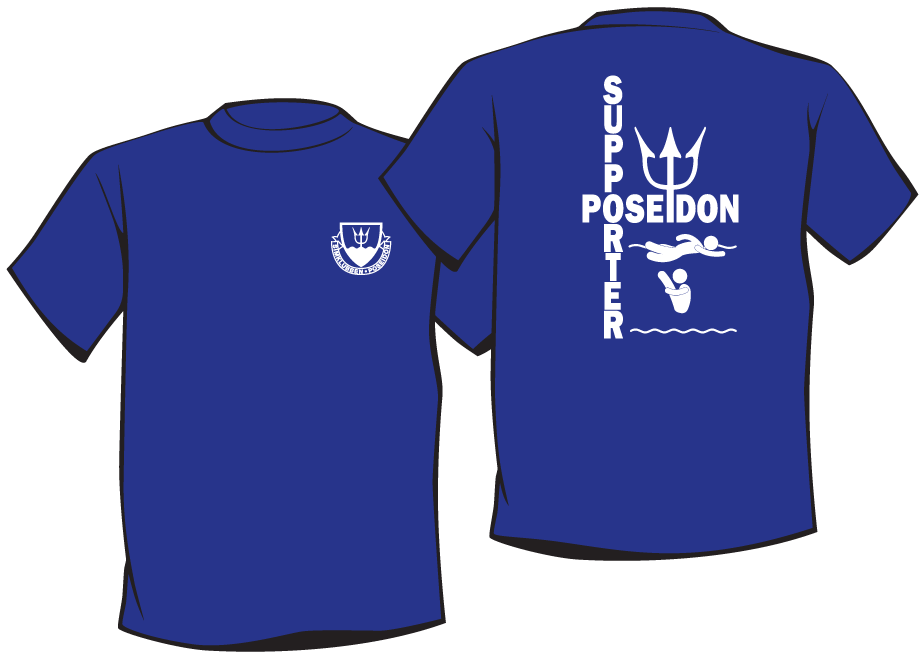 P Supportertröja-Poseidonlogga