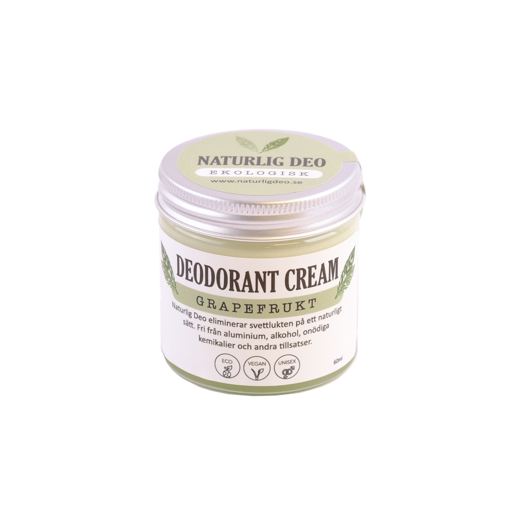 Grapefrukt, Krämdeo  -  Naturlig Deo  - 5