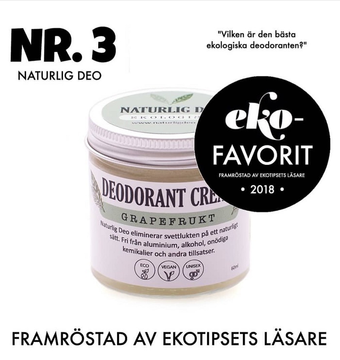 Grapefrukt, Krämdeo  -  Naturlig Deo  - 9