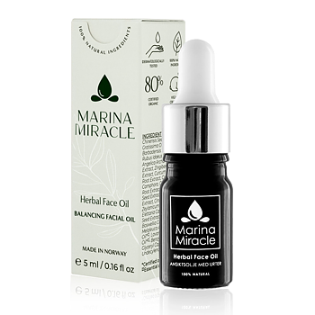 Bonusgåva 1300 poäng Herbal Face Oil 5ml , Värde 99:- Marina Miracle 