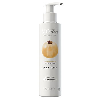 Juicy clean purifying creme.mousse  - Mossa certified skincare