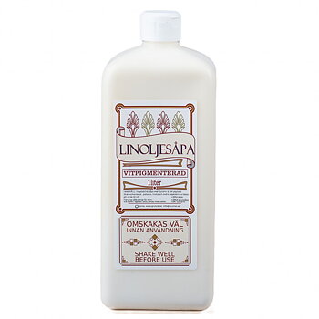 Grunne linoljesåpa vitpigmenterad 1  liter - GRUNNE