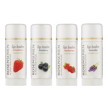 Lip balm - Vegan - Rosenserien, rek utpris 127:-