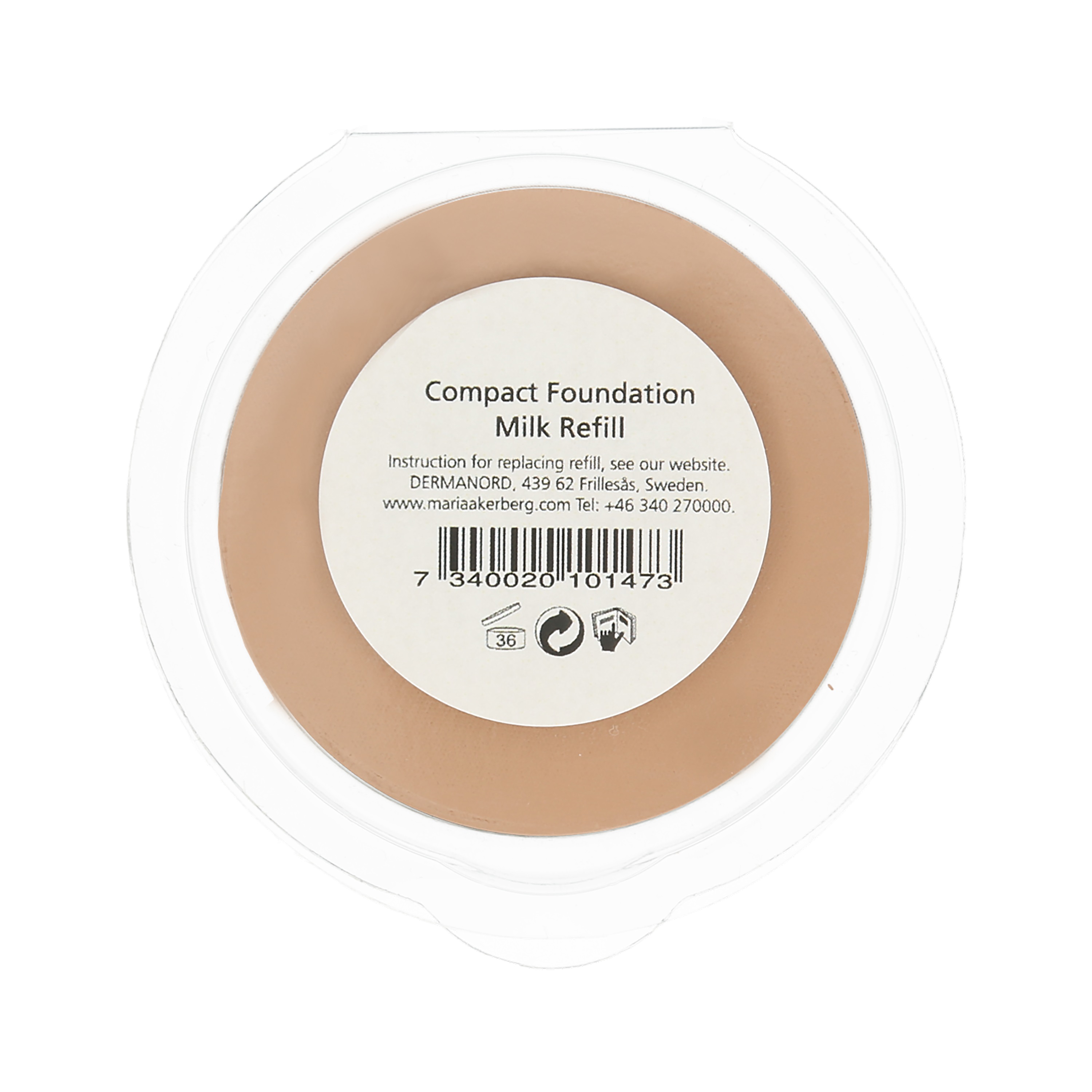 Milk Compact foundation - MARIA ÅKERBERG. Skogsro lågpris, rek utpris 349:- - 4