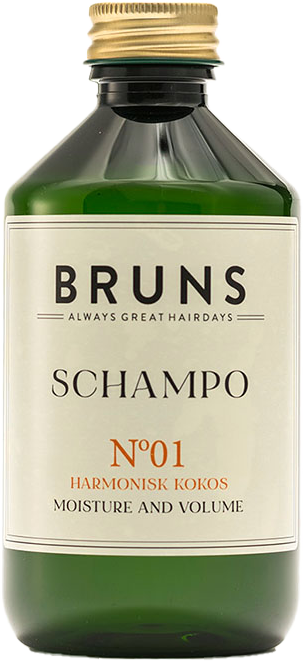 Bonusgåva 5900 poäng Bruns Schampo 01 Harmonisk kokos - Bruns Products , värde  369:-