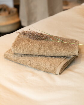 Cotton Hand Towel beige 2-pack - MARIA ÅKERBERG
