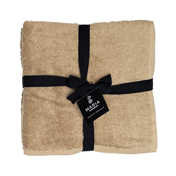 Cotton Hand Towel beige 2-pack - MARIA ÅKERBERG