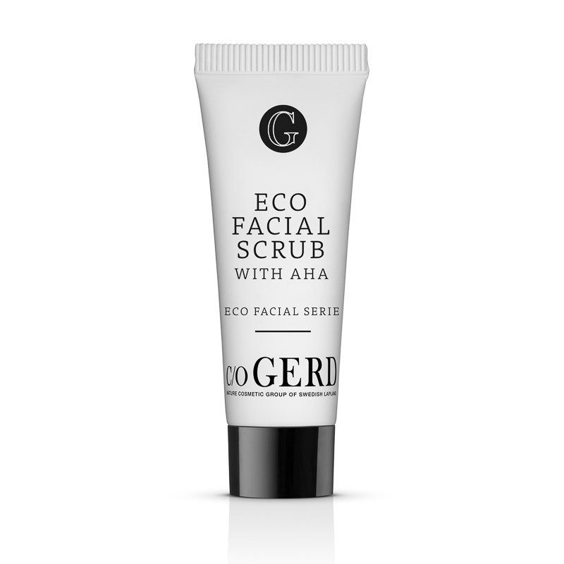 Bonusgåva 600  poäng Eco Facial scrub 10ml - c/o Gerd, värde 39:-
