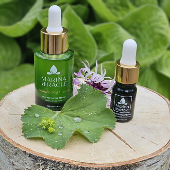 Amaranth night serum - Marina Miracle   Lyster & fuktexplosion, superserum