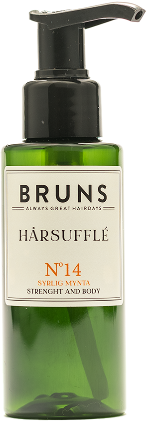 Bonusgåva 3000 poäng  - Bruns Hårsufflé nr 14 Syrlig Mynta 100ml - Bruns Products, värde 179:-