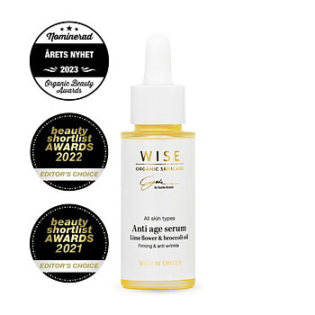 Anti age serum Limeflower & broccoli - 30 ml- WISE Organic Beauty