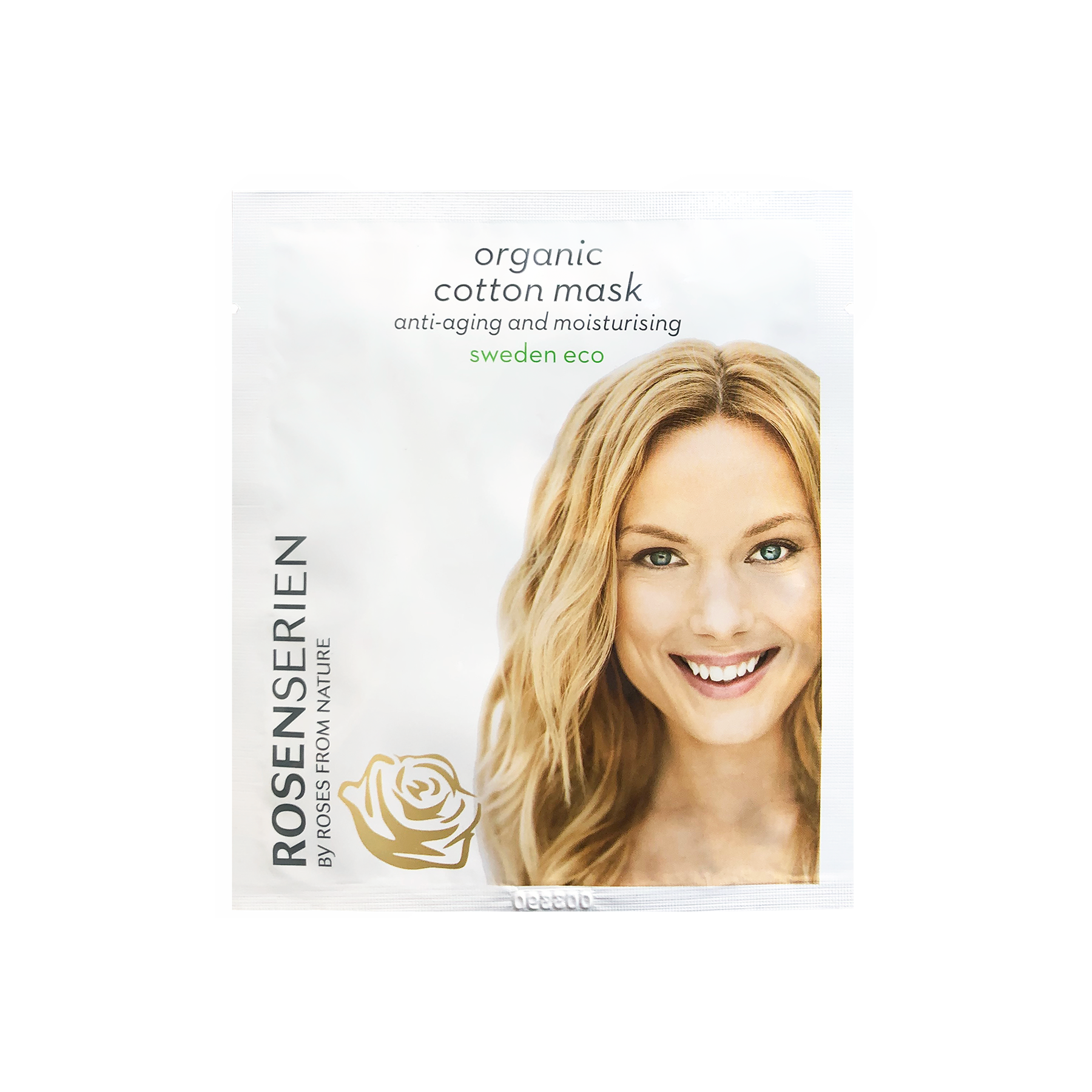 Bonusgåva 1500poäng  Organic Cotton mask Rosenserien, värde 99:-