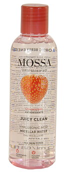 Juice clean Strawberry Micellar water Hyaluronic - Mossa Organics
