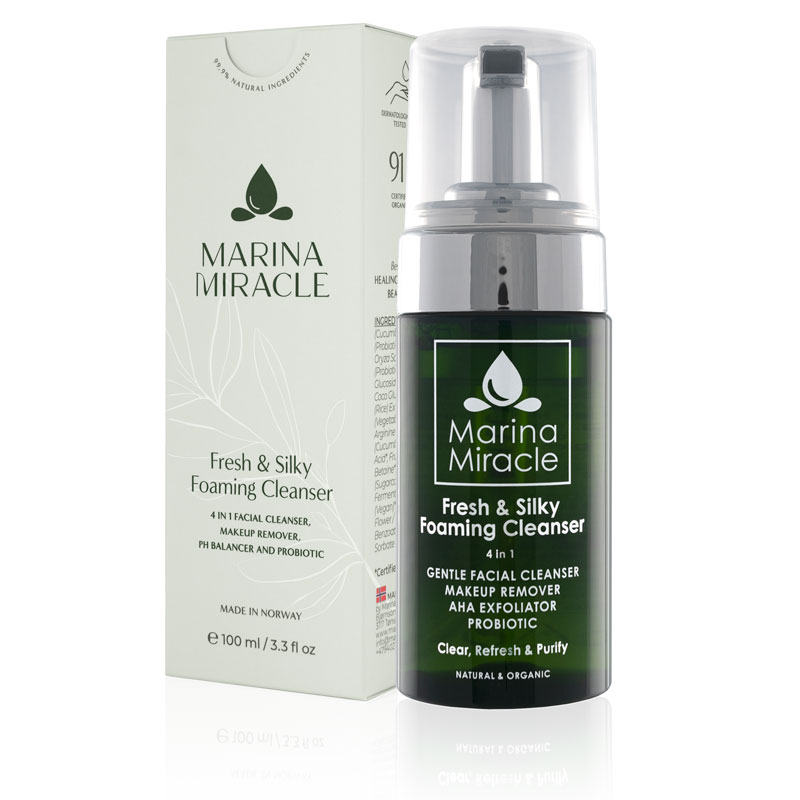 Bonusgåva 5500 poäng Fresh and Silky Foaming Cleanser 100ml - Marina Miracle, värde 399kr - 2
