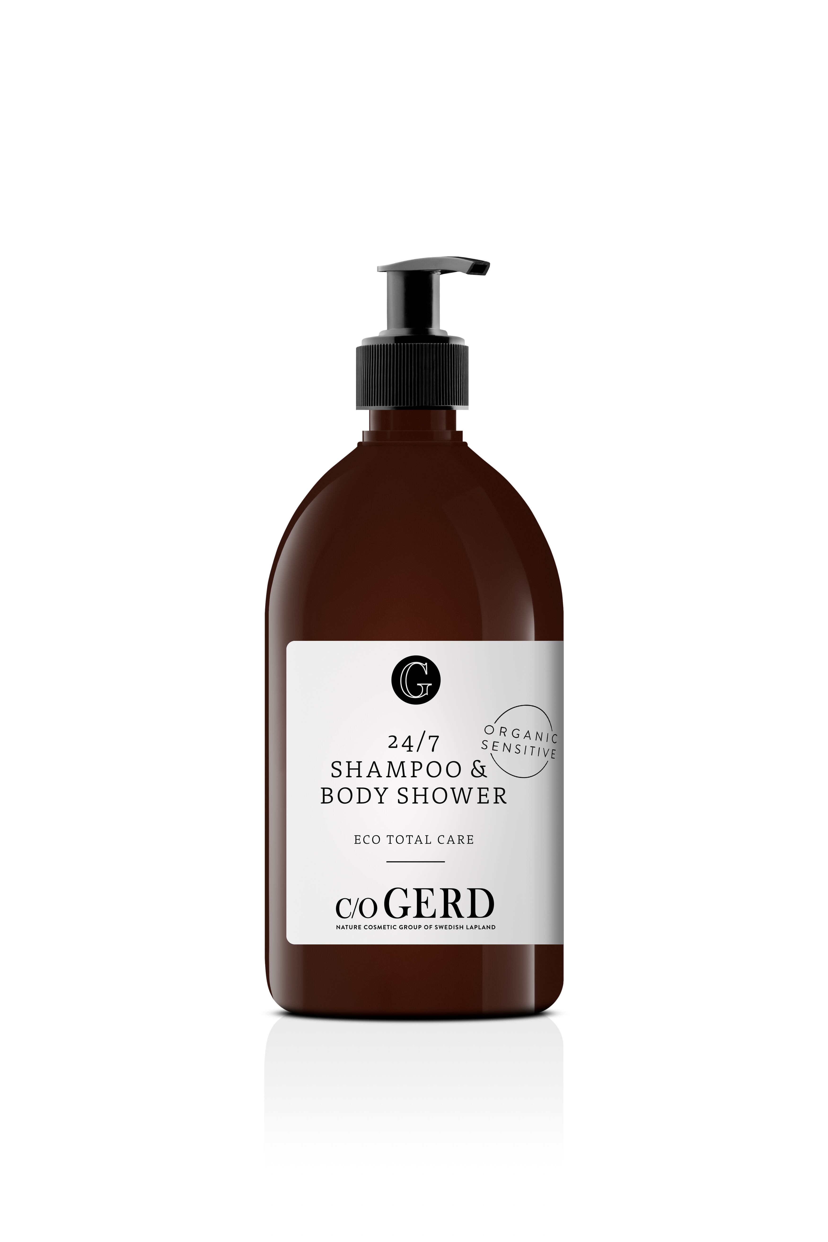 Bonusgåva 4500 poäng 24/7 Hair & Body Shower 500 ml - c/o GERD, bäst före 11 2026, värde 379kr