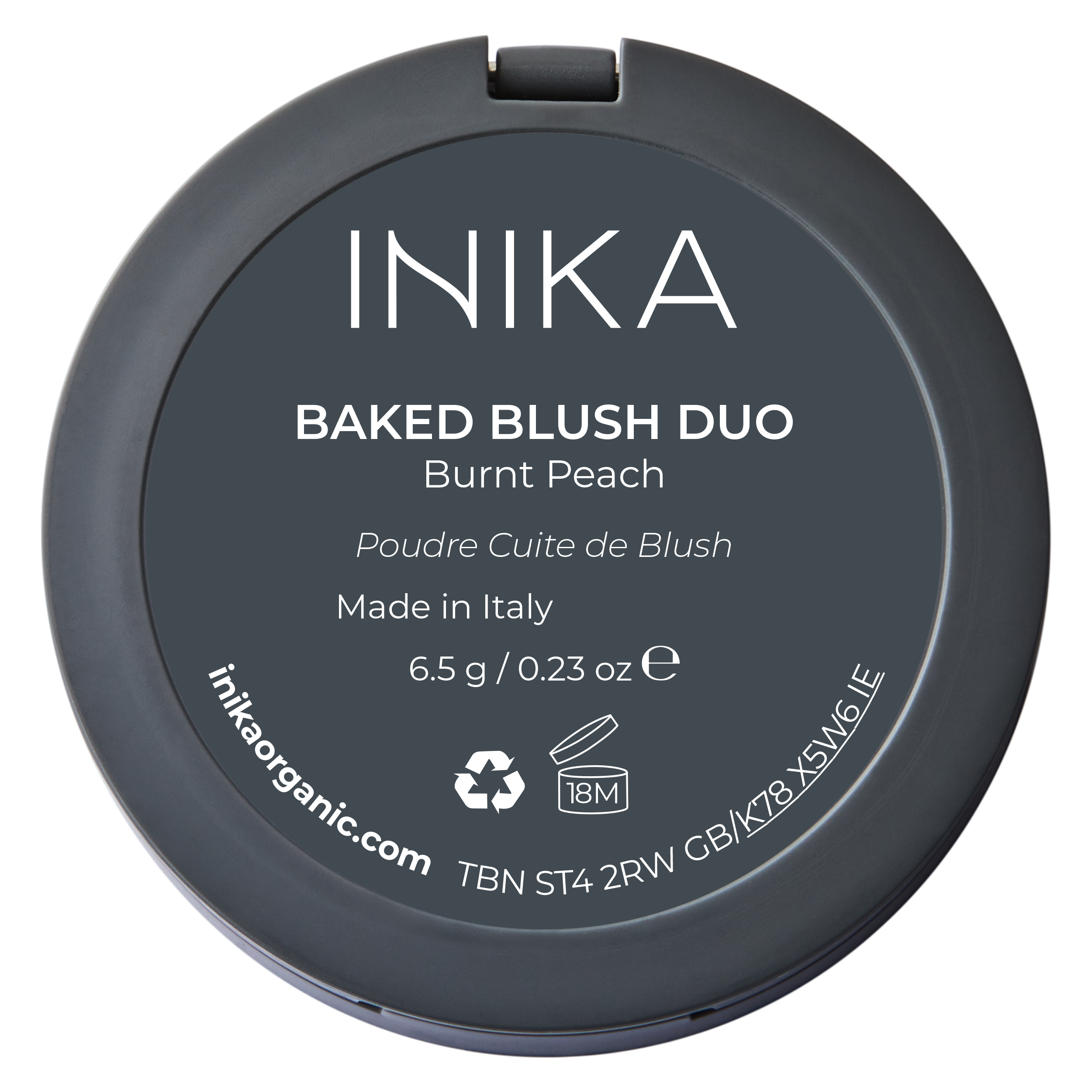Baked Blush Duo - Burnt Peach - INIKA - 2