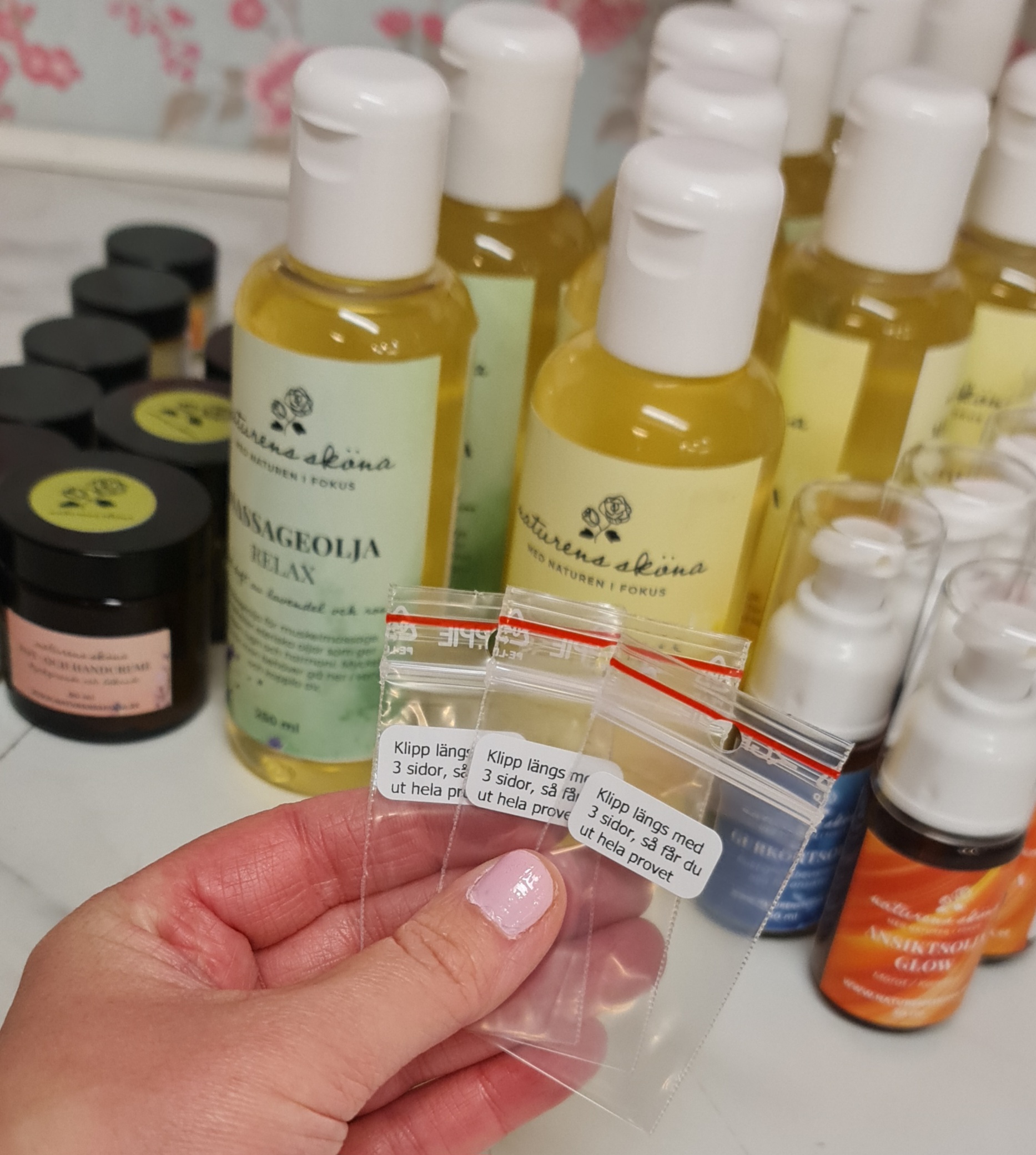 Tester -  Naturens sköna - Köp minitest i plast zippåse