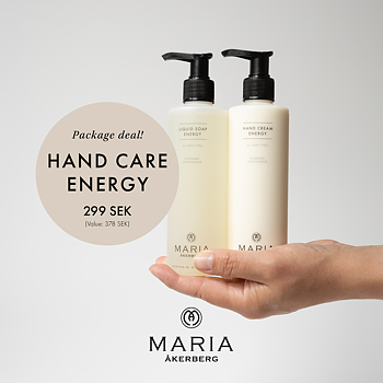 Hand care Energy set med rengöring och handkräm MARIA ÅKERBERG, värde 378:-