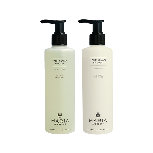 Hand care Energy set med rengöring och handkräm MARIA ÅKERBERG, värde 378:- - 3