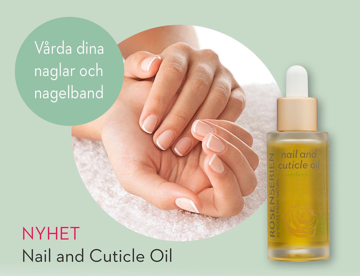 Nail & cuticle oil 10ml - Rosenserien  - 2