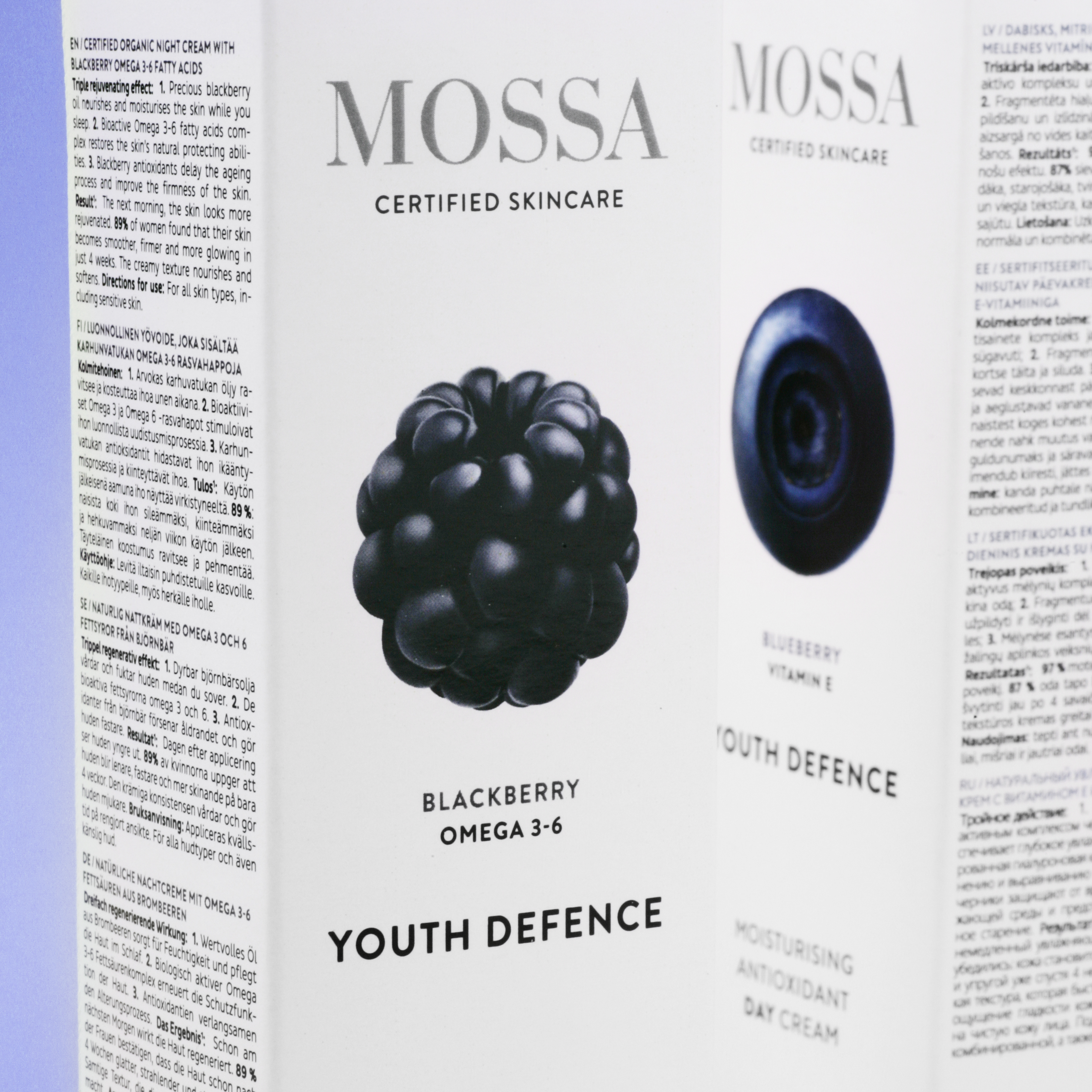 Youth Defence Restoring Night cream - Mossa certified skincare - 3