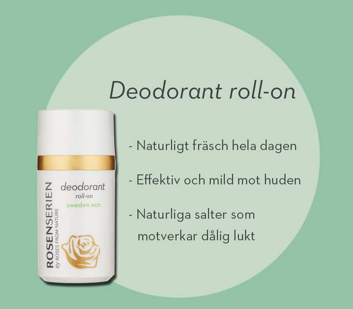 Bonusgåva 3000 poäng Deodorant 50ml roll on - Rosenserien, värde 199:- - 2