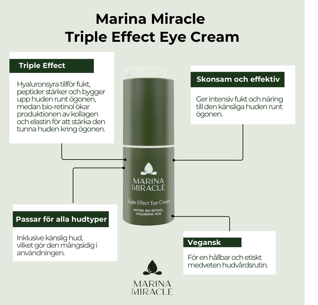 Triple Effect Eye Cream 15ml - Marina Miracle - 4