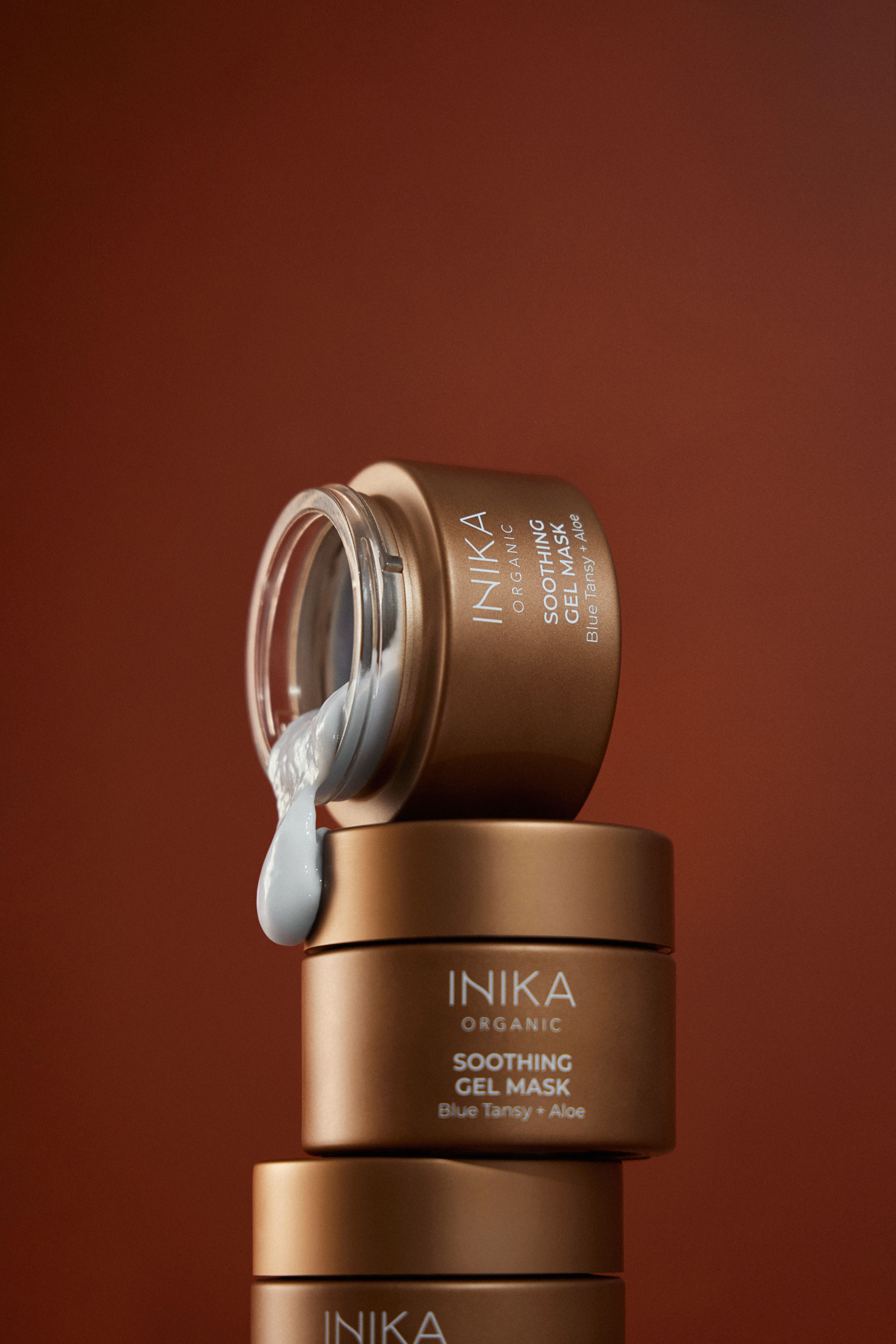Organic Soothing Gel Mask - INIKA  - 5