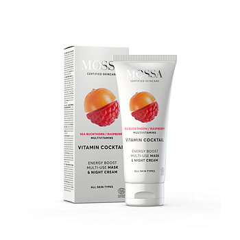 Vitamin Cocktail Energy Boost Multi-Use- Mask & Night cream 60ml -Mossa