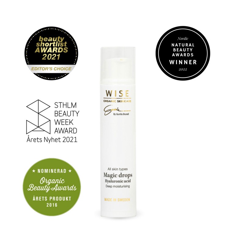 Magic drops Hyaluronic acid 15ml WISE Organic Beauty Skogsro Spa