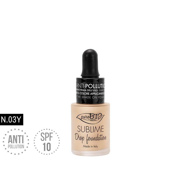Drop Foundation  - Puro bio - 10