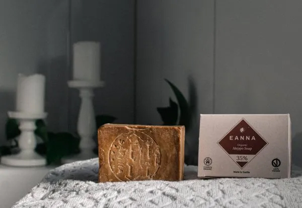 Organic Aleppotvål 15-55% - Eanna ca 200 g  - 4