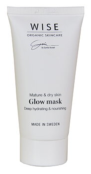 Bonusgåva 6000 poäng Glow mask 50ml Wise Organic skincare, värde 439:-