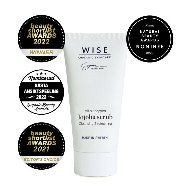 Bonusgåva 6000 poäng  Jojoba Scrub 50ml - Wise Organic beauty, värde 419kr