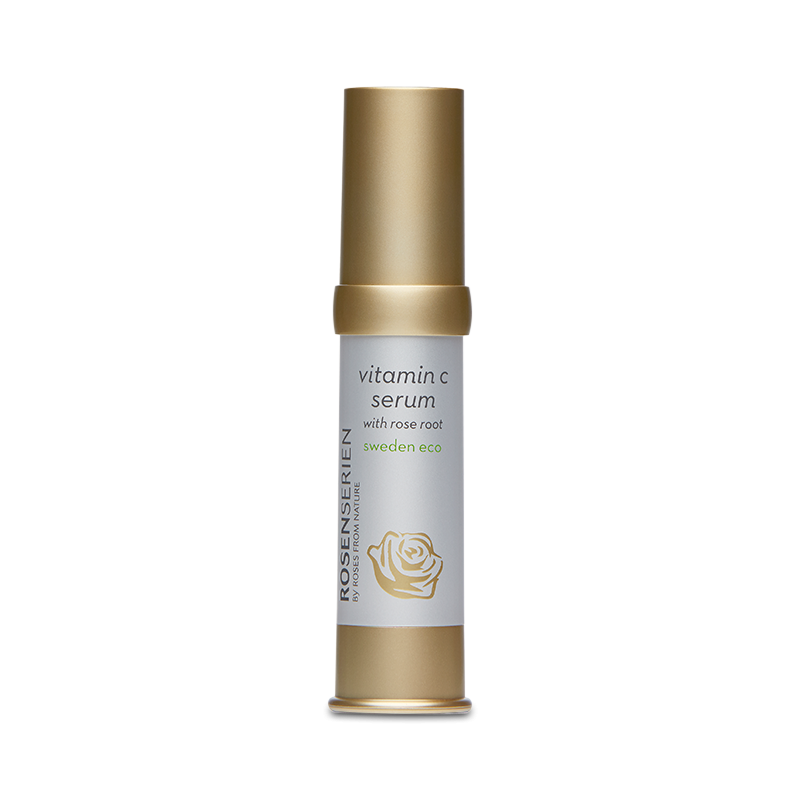 Vitamin C serum with rose root - ekologiskt C-vitamin serum 20 ml -  Rosenserien