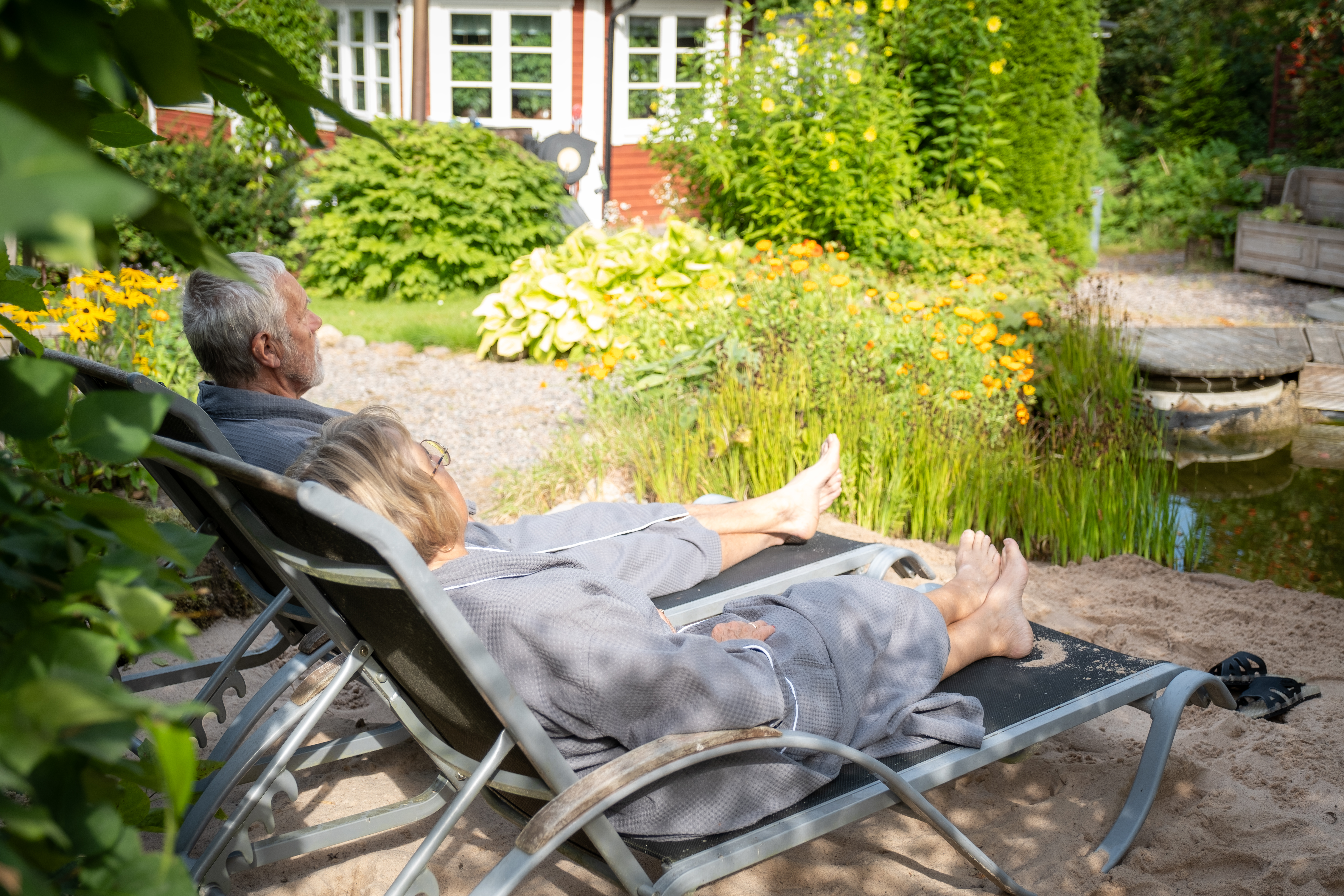 Relaxträdgården på Skogsro Spa