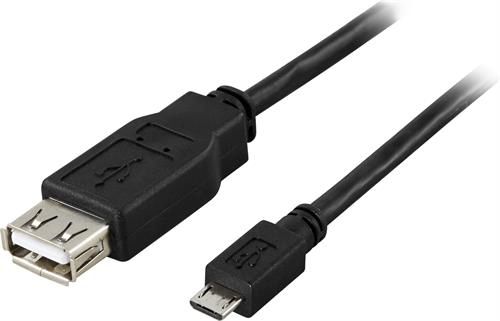 OTG adapter USB-A till USB-M
