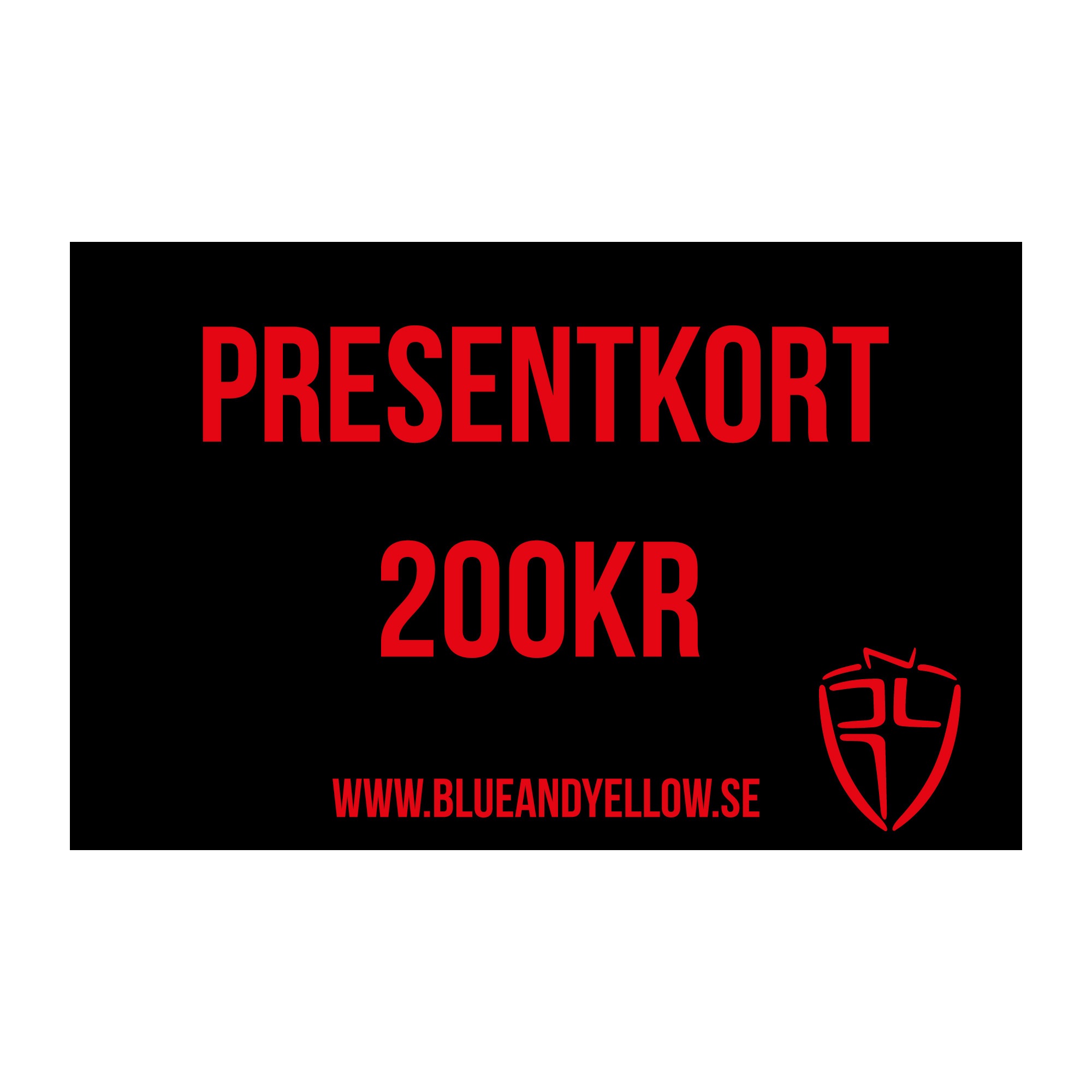 PRESENTKORT 200KR