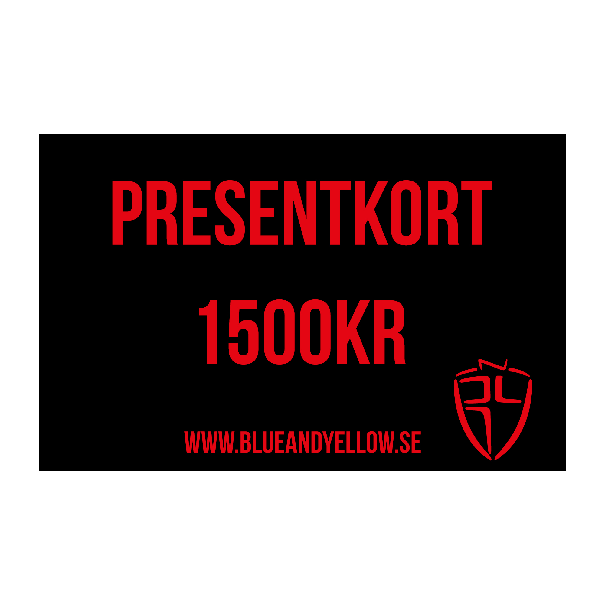 PRESENTKORT 1500KR