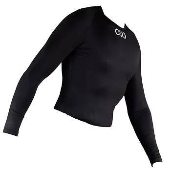 NoLogo Racer  Long Sleeve Cycling Jersey Shirt - Black