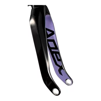 Pride Apex Tapered Fork Black / Galactic Iridium - 20"