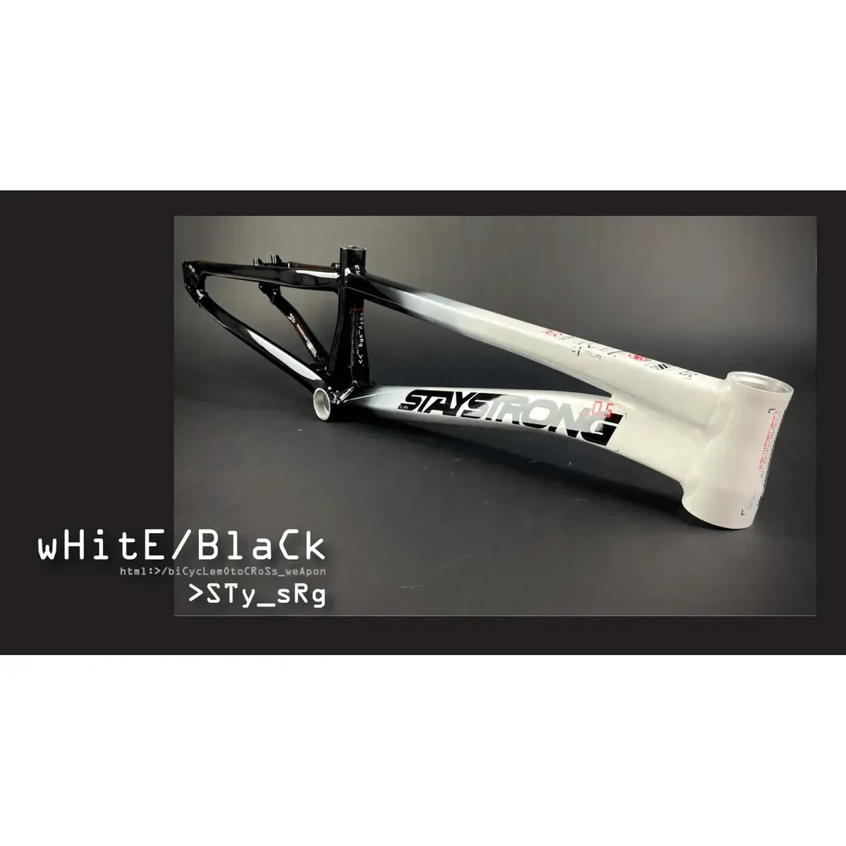 Stay Strong V5 2024 Disc Only Frame White/Black - Junior